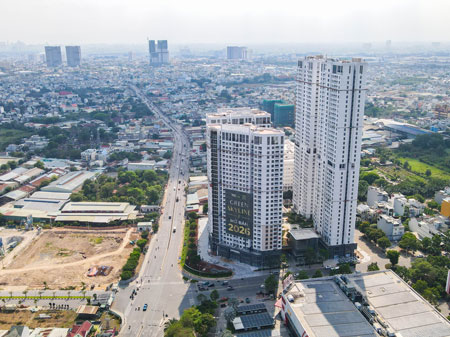 Thi công hạ tầng nội khu Green Skyline