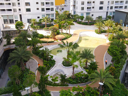 Tiến độ cất nóc tòa 2 Green Skyline