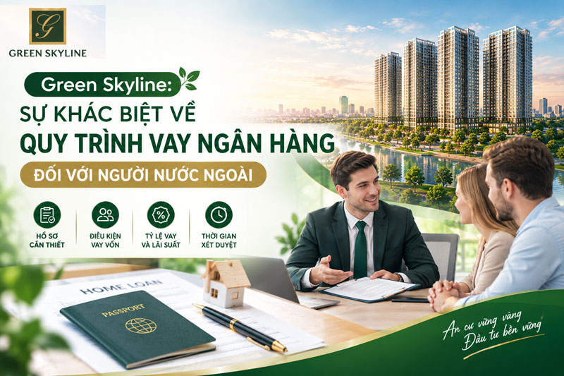 Green Skyline: Sự Khác Biệt Về Quy Trình Vay Ngân Hàng Đối Với Người Nước Ngoài