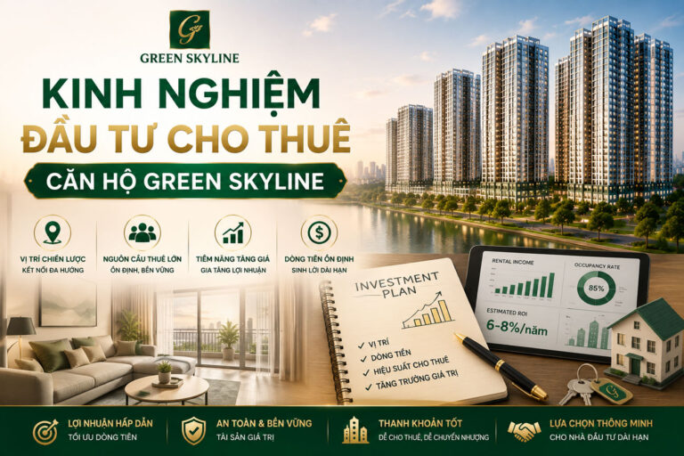 Kinh Nghiệm Đầu Tư Cho Thuê Căn Hộ Green Skyline