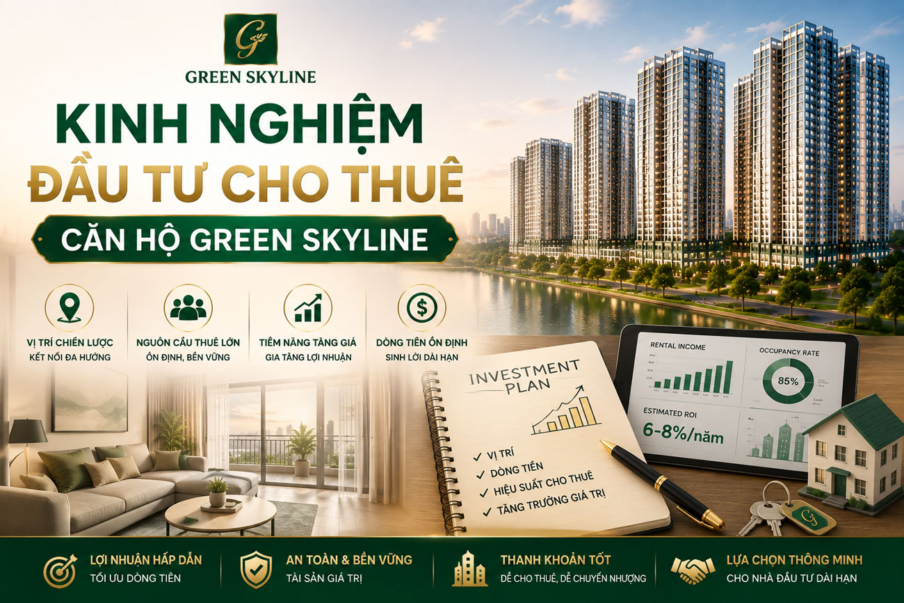 Kinh Nghiệm Đầu Tư Cho Thuê Căn Hộ Green Skyline