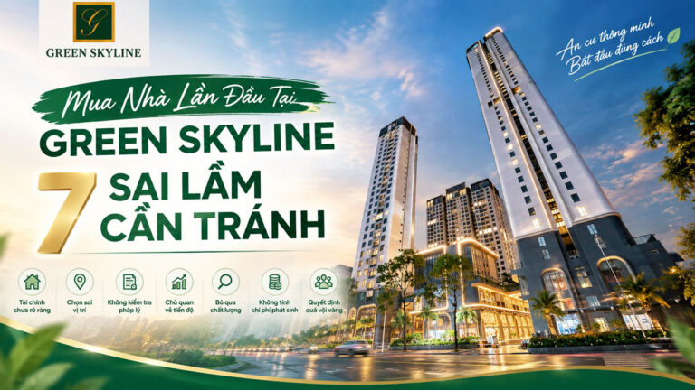 Mua Nhà Lần Đầu Tại Green Skyline: 7 Sai Lầm Cần Tránh