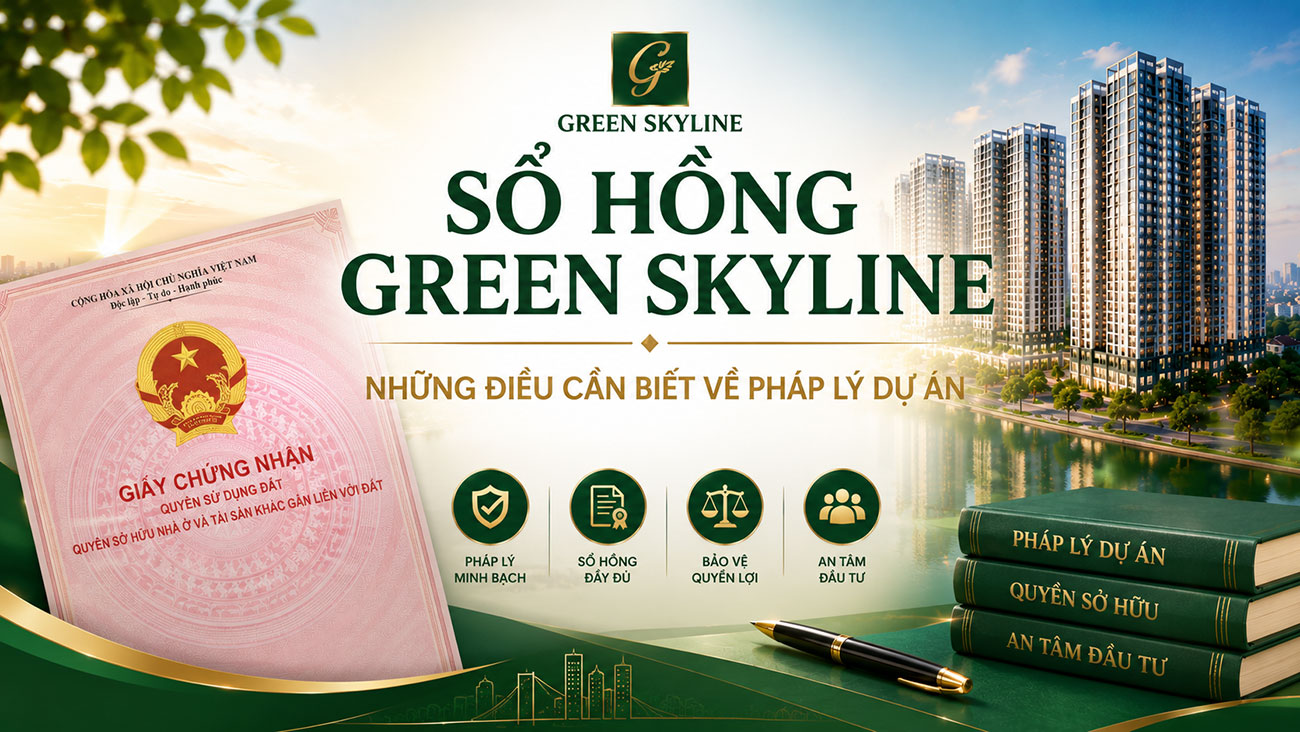 Sổ Hồng Green Skyline: Những Điều Cần Biết Về Pháp Lý Dự Án