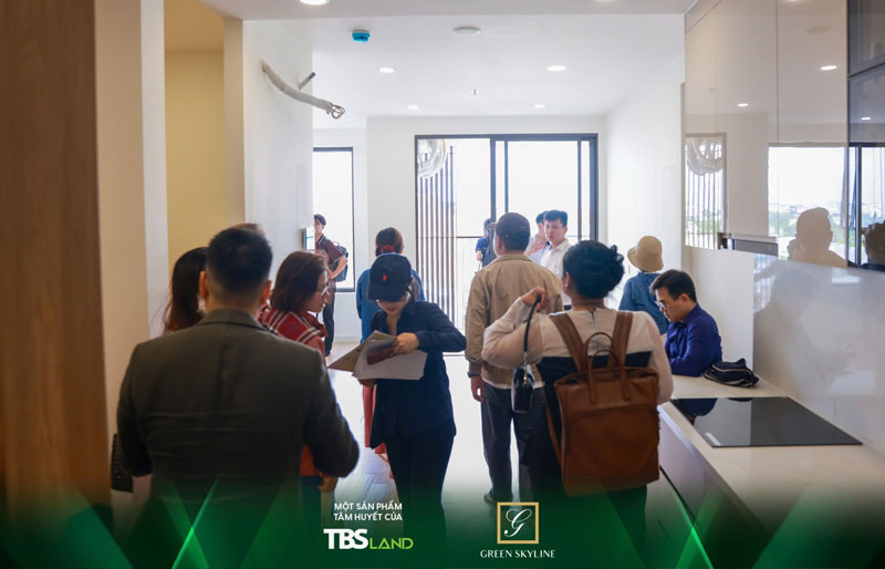 Trực tiếp tham quan căn hộ đã hoàn thiện tại Green Skyline